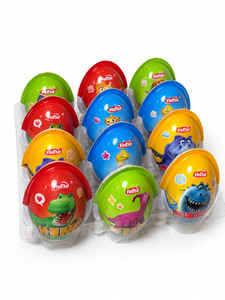 King House Surprise Dinosaur Egg, <b>Chocolate</b> and Biscuit Surprise Egg with Collectible Dinosaur Toy for Children - Product Image 5