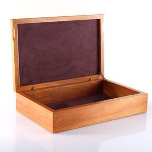 Caja de Almacenamiento de Madera Ecológica Clásica de Alta Calidad con Tapa Deslizante, Tamaño Personalizado para Joyería, Té, Regalos y Artículos Diversos - Product Image 2