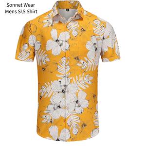 Camisa de Manga Corta con Estampado AOP para Hombre - Product Image 2
