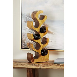 Estantes y soportes para botellas de vino de madera de teca, OEM, personalizados, al por mayor |   Aqdus Saleem India - Product Image 1