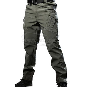 Casual Relaxed Fit Techwear Streetwear <b>Joggers</b> for Men Lightweight <b>Cargo</b> Tactical <b>Pants</b> with Elastic Waist Flat Front Light Wash - Product Image 1