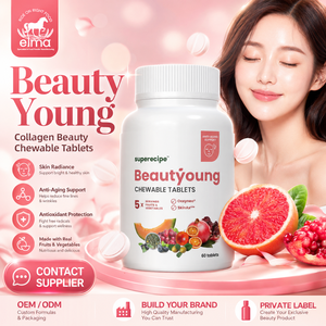 Complément de beauté au collagène halal Elma, fabricant OEM ODM, marque privée, certifié halal GMP, antioxydant pour la peau - Product Image 1