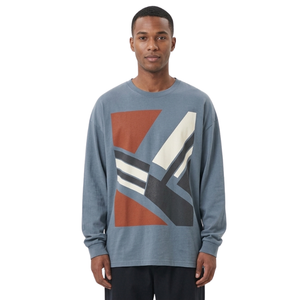 Camisetas de Talla Grande para Hombre, Diseño de Montaña al Atardecer, Algodón de Primera Calidad, Corte Holgado, Estilo Cuadrado, Suéter de Invierno - Product Image 4