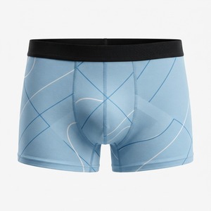 Shorts décontractés pour hommes à imprimé lion, taille mi-haute élastique, en polyester tricoté respirant, avec transfert par sublimation - Product Image 5