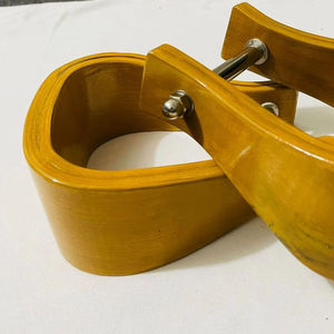 โกลนขี่ม้าม้าไม้แบบพรีเมี่ยมพร้อมบาร์สเตนเลส - Product Image 3