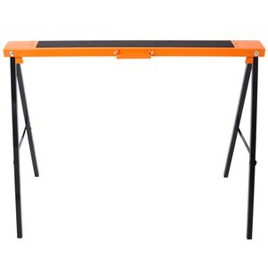 Set di 2 Cavalletti da Lavoro Pieghevoli Portatili con Maniglia Comoda, Gambe ad Apertura Rapida in Acciaio Resistente per Uso in Garage - Product Image 2