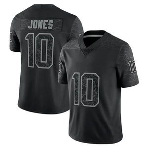 Maillot de football américain sur mesure à manches courtes pour l'été, en maille polyester avec protection UV et tissu à séchage rapide - Product Image 1