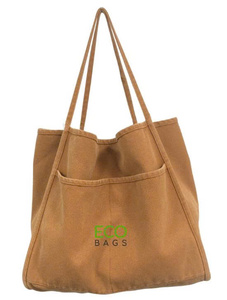 Eco Bags <b>Canvas</b> <b>Tote</b> Bag Large Shoulder Handle Shopping Bag for Groceries Letter Pattern Reusable - Product Image 1