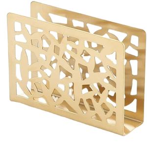 Servilleteros de alambre de hierro y Metal dorado hechos a mano, Marco Rectangular de excelente calidad, línea cónica, Decoración de mesa para fiestas, restaurantes - Product Image 4