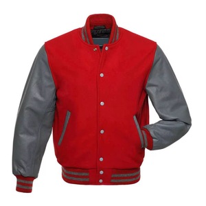 Wholesale Custom Logo Embroidery <b>Baseball</b> <b>Jacket</b> Sports Loose BOXY VARSITY <b>JACKET</b> <b>for</b> <b>Men</b> - Product Image 5
