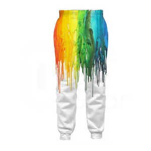 Custom Colorful <b>Paint</b> Drip Tracksuit <b>Set</b> Hoodie Jogger Pants Streetwear Sportswear Wholesale OEM - Product Image 3