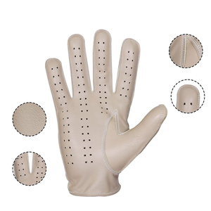 Hot Selling 2026 New Arrival Fashion Leather <b>Driving</b> <b>Gloves</b> Adjustable Non-Slip Material Made Leather Winter <b>Gloves</b> - Product Image 3