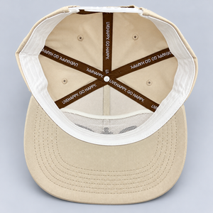 Gorra de Béisbol Personalizada de 5 Paneles con Logotipo Bordado en 3D, Visera Plana, Cierre a Presión, Venta al Por Mayor, Fabricante Vietnamita, OEM, ODM, Fábrica de Gorras - Product Image 4