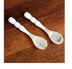 Utensilios para Ensalada Modernos de 11 Pulgadas, Recubiertos de Resina, Aptos para Lavavajillas, Ecológicos, Hechos a Mano en India, para Cocina y Hogar - Product Image 5