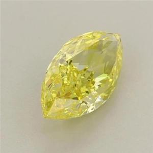 Diamante amarillo de corte marquesa, color intenso, cultivado en laboratorio, certificado por IGI, diamante amarillo suelto para anillo de compromiso personalizado, de 1 a 5 quilates, VVS - Product Image 5