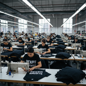 T-shirts coupe ample, fabricant de vêtements, manches courtes, services OEM, fournisseur, impression sérigraphique en gros, logo, épaules tombantes, t-shirts unisexes - Product Image 6