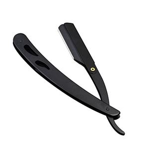 Professional Cutthroat Straight Razor Folding Barber Shaving Knife Stainless Steel Reusable Face <b>Bikini</b> Hair Removal Tool for - Product Image 1