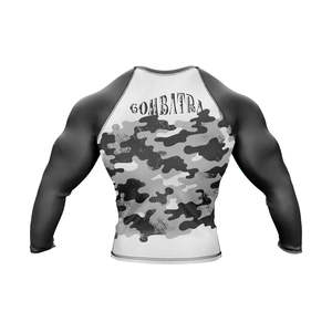 Men Rash Guard Custom Customized Spandex Logo Style Sportswear Fabric Nylon Gym Shirt men rashguards martial arts wear swimwear - Product Image 2