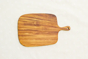 Planche à découper rectangulaire en bois antique avec poignée, planche à découper de cuisine antidérapante, pour la maison et les restaurants - Product Image 3