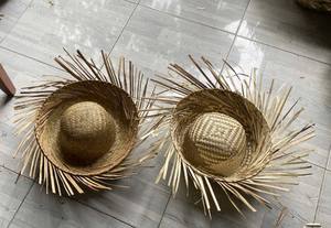 Sombrero de Paja de Seagrass a Rayas Hecho a Mano, Ala Ancha, Unisex, para Playa, Viajes al Aire Libre, Protección Solar, Precio al por Mayor de Vietnam - Product Image 4