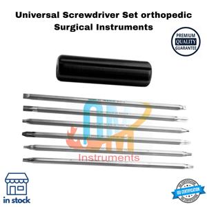 Kit de tournevis orthopédiques à poignée coulissante, compatibles avec la stérilisation chirurgicale, pour instruments chirurgicaux de traumatologie et de colonne vertébrale |   OMI - Product Image 2