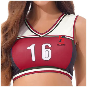 Uniforme de cheerleading de qualité supérieure Solid Trader Deluxe, motif magnifique, construction respirante pour des performances énergétiques élevées - Product Image 3