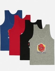 Chaleco de algodón elástico duradero de alta calidad para niños, ropa interior para niños, chaleco de algodón de tela suave de exportador indio. - Product Image 2