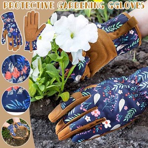 Gants de jardinage en similicuir de qualité supérieure, protection des mains pour la sécurité industrielle, activités de plein air, gants de travail durables - Product Image 4