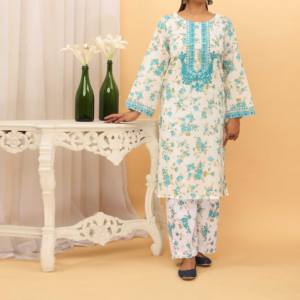 Traje Cambric Serigrafiado 2PC para mujer PS5110 Set - Product Image 3