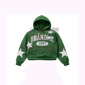 Conjunto deportivo de forro polar extragrande para mujer con diseño de logotipo serigrafiado de larga duración para marcas de moda urbana - Product Image 2