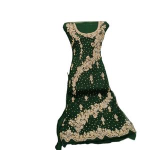 Último Diseño, el Salwar Kameez Pakistaní Más Hermoso para Mujer en Algodón y Seda por AJM - Product Image 1