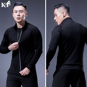 KEVEN IMPEX Men's Autumn Sport Jacket Windproof Breathable Reversible Eco-Friendly Casual Canvas Stand Collar Zipper Front - Product Image 4