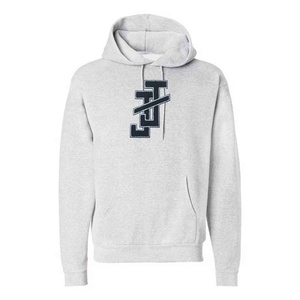 Sudaderas universitarias para mujer Jack & Jill, sudadera con capucha azul de manga larga, informal, de punto, de algodón, con estampado frontal y bolsillos - Product Image 5