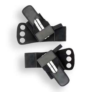 Agarraderas de Cuero para Gimnasio, Levantamiento de Pesas, Gimnasia, con 2 Orificios, Protector de Palmas - Product Image 3