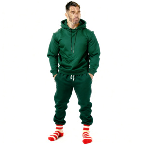 Gym Training Tracksuit Men Hoodie And Jogger <b>Pants</b> Set Built For Fitness Workout And Daily Running Performance - Product Image 2
