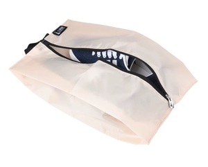 Sac de voyage à cordon en coton imprimé de logo personnalisé Sac pochette pour chaussures Sac à poussière - Product Image 1