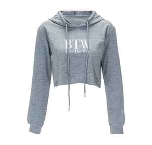 Women's <b>Black</b> Cropped Pullover Hoodie <b>Long</b> <b>Sleeve</b> Drawstring Hooded Sweatshirt Graphic Print Casual <b>Crop</b> <b>Top</b> - Product Image 4