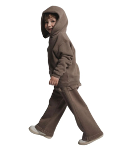 Children Stacking Sweatsuits High Quality 2 Piece Kids Flared Jogger Tracksuits <b>Set</b> Thick Warm Hoodie <b>Sweatpants</b> <b>Set</b> - Product Image 1
