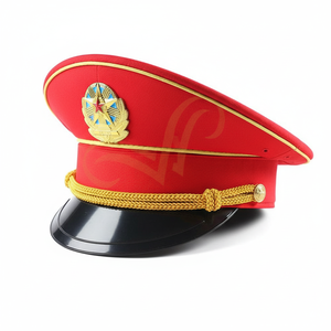 Nuevo Diseño de Gorra de Lana Ceremonial con Visera, Hecha a Mano, de la Mejor Calidad, para Uniforme de Oficial, con Colores y Insignias Personalizadas - Product Image 1