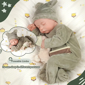 Poupée Reborn Bébé Noah 20 Pouces Réaliste Corps en Tissu Expédition Rapide 3-7 Jours - Product Image 4
