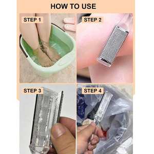 Appareil électrique professionnel pour éliminer les callosités des pieds, batterie rechargeable pour des talons lisses et doux - Qualité durable de classe A+ SHEARS BEAUTY - Product Image 4