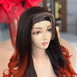 Perruque de Cheveux Naturels Vietnamiens de Qualité Supérieure 100% Cheveux Humains, Perruque Frontale en Dentelle, Cheveux Ondulés - Product Image 2