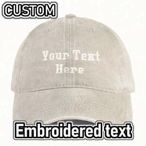 Casquette de baseball brodée personnalisée en une seule pièce, chapeau en coton réglable pour hommes et femmes, broderie à la main, design sportif avec logo en tissu Dobby Terry - Product Image 5