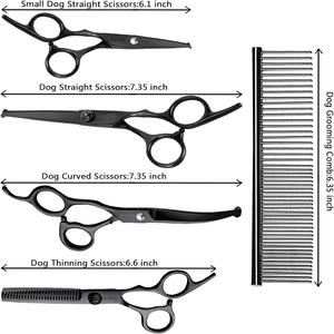 Tijeras para acero japonés perros tijeras rectas adelgazamiento tijeras - Product Image 4