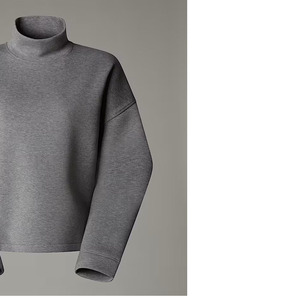 Ladies <b>Mock</b> <b>Neck</b> Pullover <b>Top</b> Casual Slim Fit Long Sleeve Basic Winter Shirt - Product Image 2