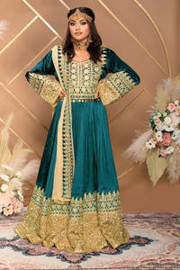 Nuevo Diseño de Vestido Afgano Pashtun Nuristan Kabul, Vestido Largo de Moda al por Mayor, Vestido Afgano Transpirable con Bordado para Mujer - Product Image 6