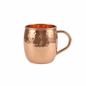 Taza de Cobre de Lujo para Servir Moscow Mule, Acabado Liso, para Bar, Cocina, Restaurante - Product Image 5