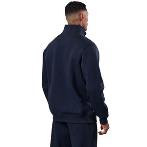 <b>Mens</b> Soft Touch Funnel Neck Pullover <b>Long</b> Sleeve Training Sweatshirt Premium Athletic Fitness Activewear Shirt - Product Image 6