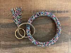 พวงกุญแจยูนิเซ็กซ์สุดหรูทำมือลูกปัดปักหลากสีเครื่องประดับแฟชั่นอินเทรนด์ดีไซน์ใหม่สำหรับงานแต่งงาน - Product Image 5