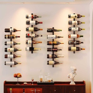 Porte-vin en métal contemporain, support à bouteille sculptural minimaliste - Product Image 3